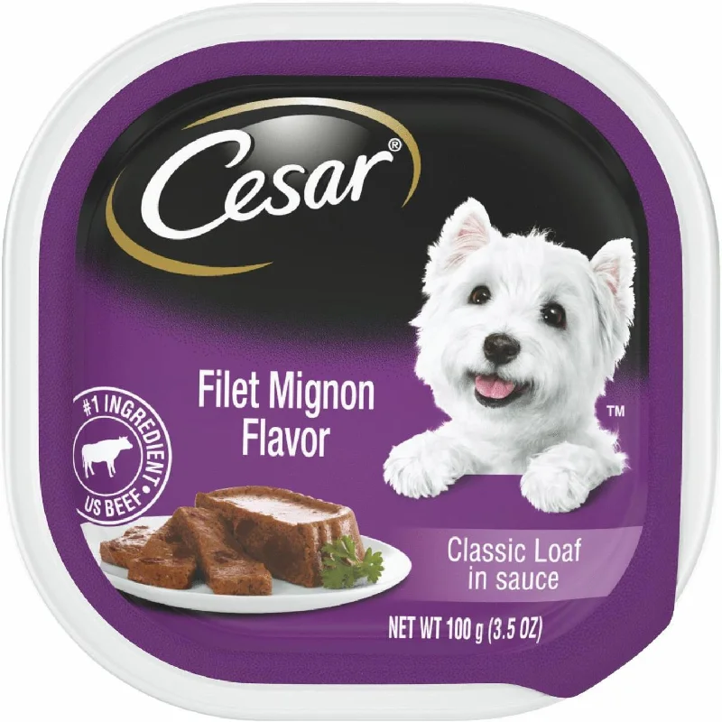 anti-bark collar for small dogs-Cesar Classic Loaf Filet Mignon Adult Wet Dog Food, 3.5 Oz.