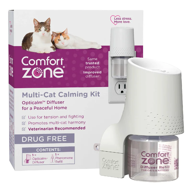 fish tank filter silent operation-Comfort Zone Calming For Single and Multi-Cat Homes, Cat Pheromone, Single Diffuser Kit, 1 Diffuser, 1 Refill-48ml, New Formula