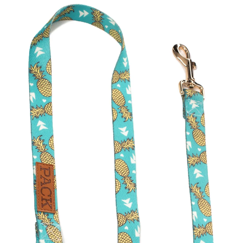 dog cooling pad for summer-Pineapple Matching Leash + Minty Mocha - Free