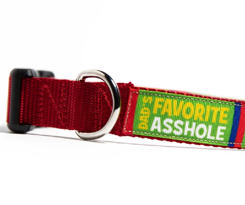 anti-bark collar for small dogs-Dad's Favorite Asshole Dog Collar