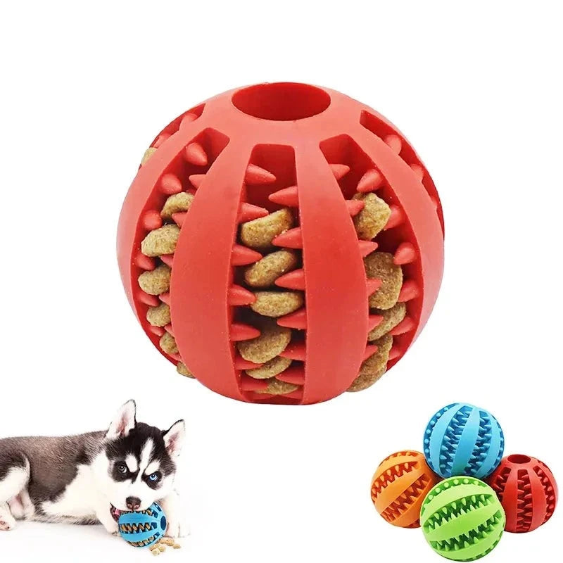 soft cat cave bed enclosed-Dog Tooth Cleaning Food Ball Toy