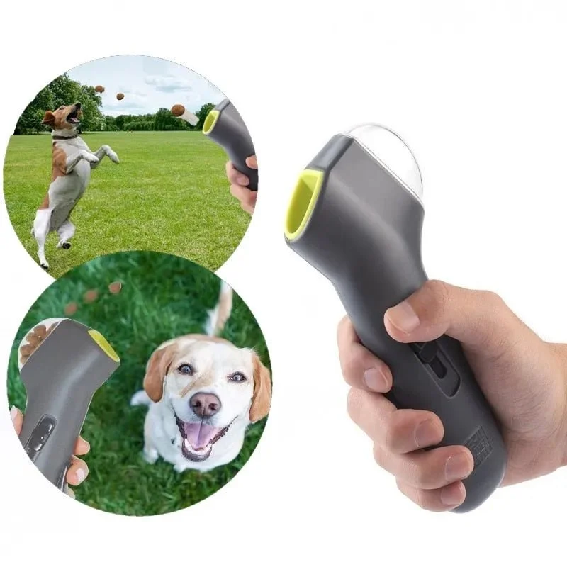 automatic water fountain for cats-Dog Training Snack Launcher - Shooter Feeder Pet Training Dispenser for Dog Lovers