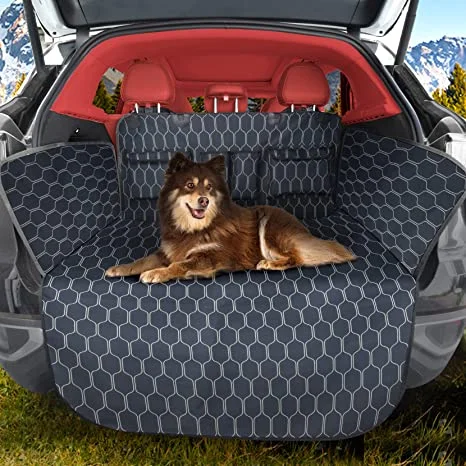 cooling mat for dogs in summer-Cargo Liner for Dogs, Anti-Slide Dog Trunk Cargo Liner, SUV Cargo Liner for Dogs, Waterproof Pet Cargo Cover Dog Seat Cover for SUV