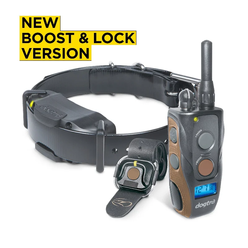 pet tracker chip with GPS-Dogtra 1900S Handsfree Plus Boost & Lock