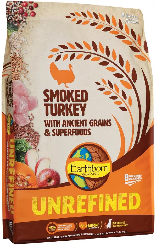 pet tracker chip with GPS-Earthborn Holistic Unrefined Smoked Turkey with Ancient Grains & Superfoods Dry Dog Food