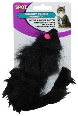 large parrot cage with stand-Ethical 2906 Spot Shaggy Plush Ferret with Rattle & Catnip Cat Toy