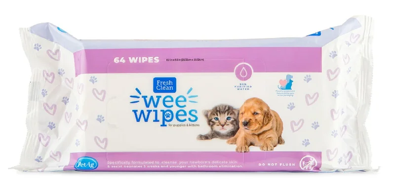 dog harness for hiking-Fresh 'n Clean Wee Wipes, 64 ct