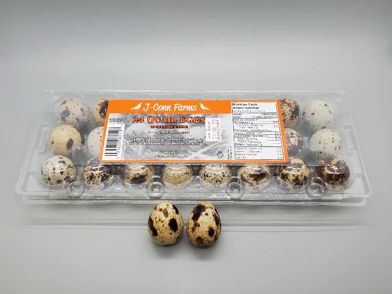 interactive laser toy for cats-FRESH Quail Eggs - 24 pack