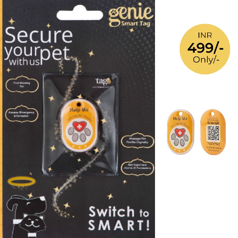 dog agility training equipment-Genie Smart Tag-Lost Pet Tracker