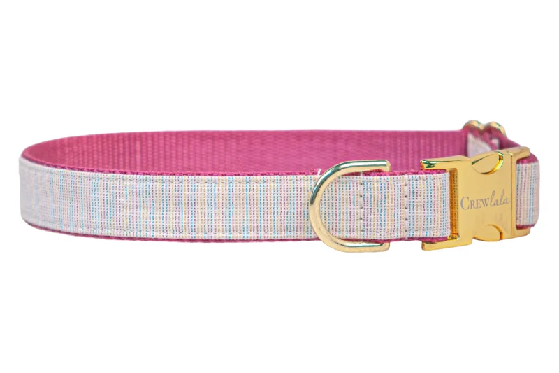 self-heating pet pad for winter-Gotcha Glitter Dog Collar on Pink