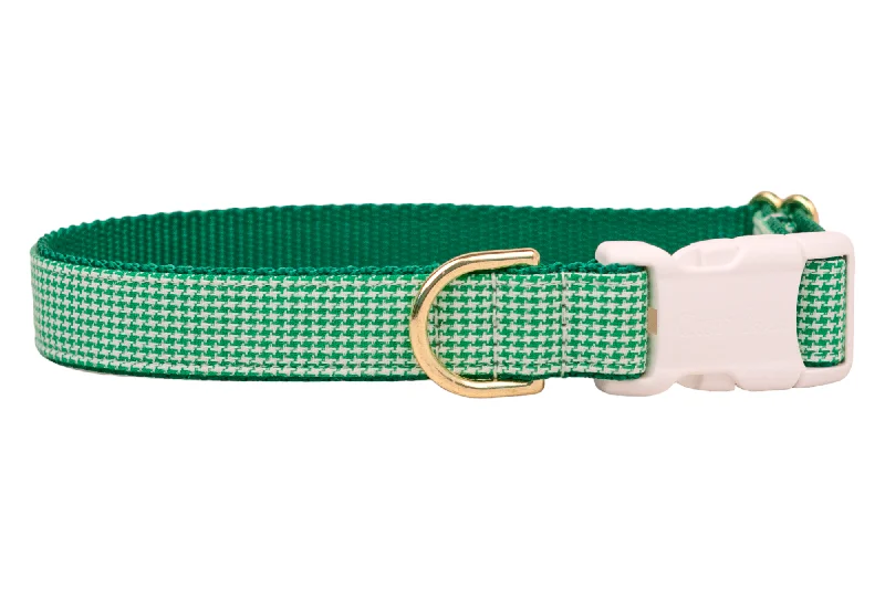 ferret hammock soft fleece-Green Houndstooth Dog Collar