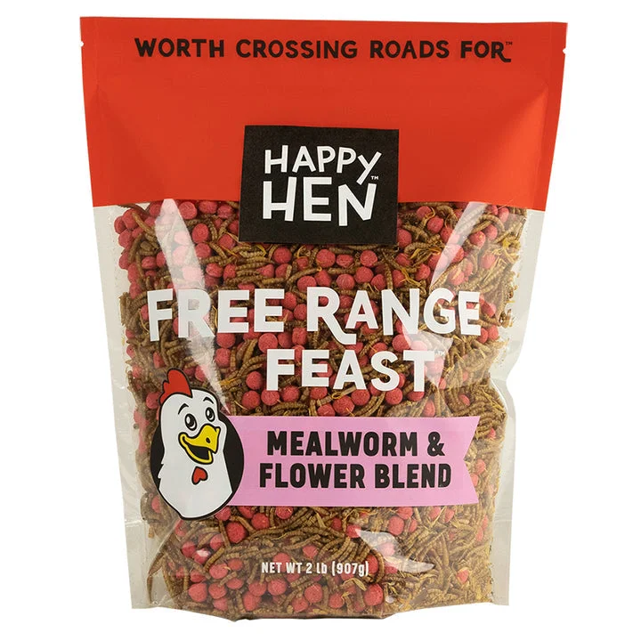 dog house heater for winter-Happy Hen Treats Free Range Feast™ Mealworm & Flower Blend