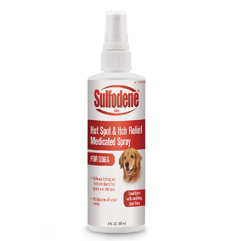 dog agility training equipment-Hot Spot & Itch Relief Medicated Spray for Dogs