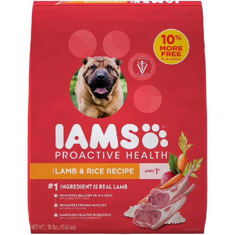 best dog food for small breeds-Iams ProActive Health Adult Lamb Meal and Rice Formula Dry Dog Food