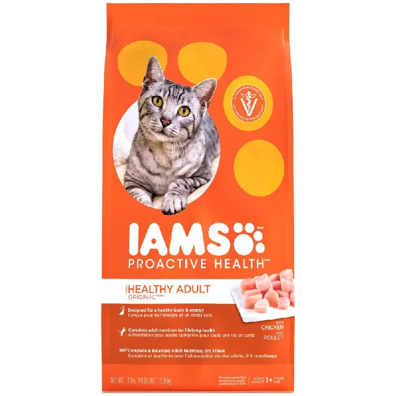 flea and tick prevention for cats-Iams Proactive Health Adult Original with Chicken Dry Cat Food