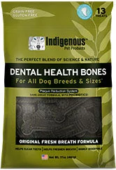 dog raincoat with hood-Indigenous Pet Products Dental Health Bones — Original Fresh Breath Formula