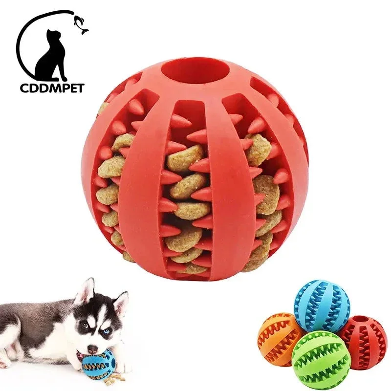 calming dog bed for anxiety-Interactive Chew Ball Toy for Dogs