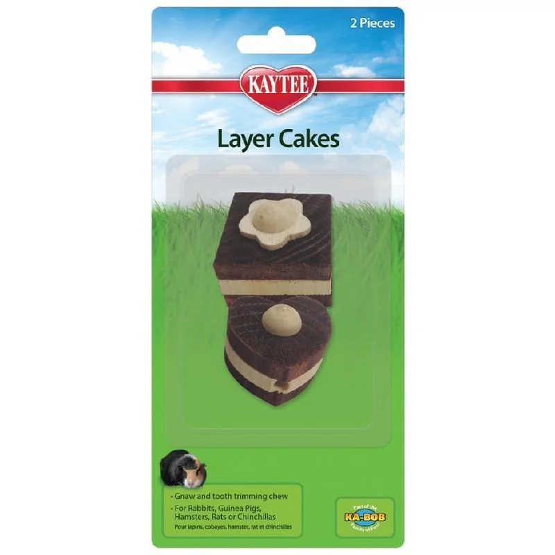 pet carrier airline approved-KAYTEE CHEW TOY LAYER CAKES (2 PK)