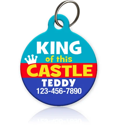 pet heat lamp for reptiles-King of this Castle Pet ID Tag