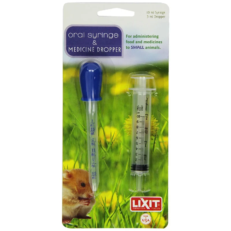 flea and tick prevention for cats-Lixit 30-0488-036 Pet Medicine 3-mL Dropper & 10-mL Syringe Combo