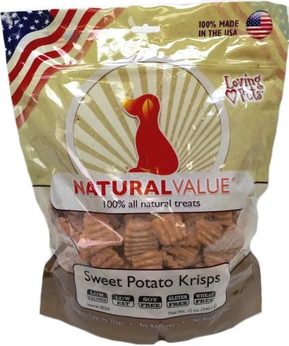 eco-friendly cat litter biodegradable-Loving Pets Natural Value Sweet Potato Krisps 12oz