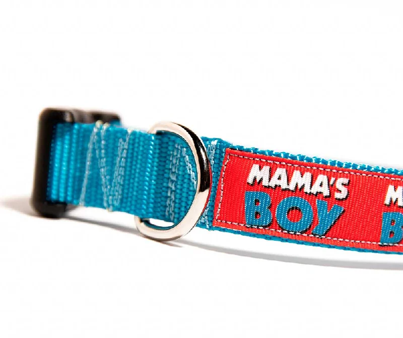 pet stroller for small dogs-Mama's Boy Dog Collar