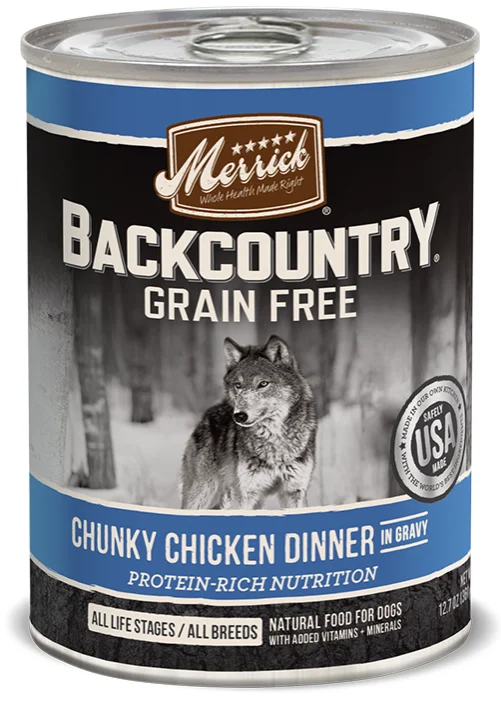 cat litter deodorizer natural-Merrick Backcountry Grain Free Chunky Chicken Canned Dog Food