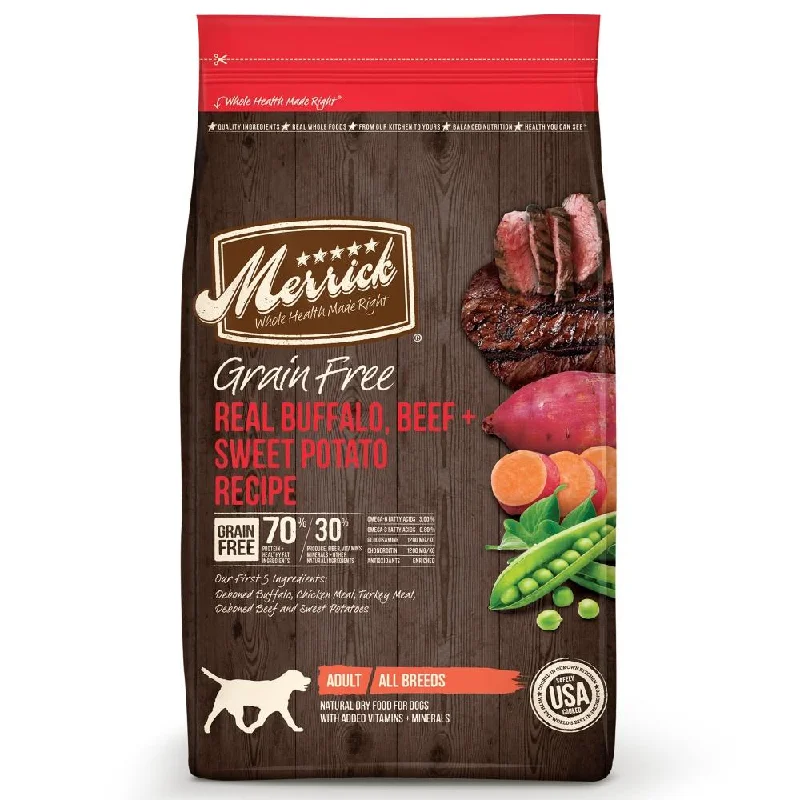 cat window perch hammock-Merrick Grain Free Real Buffalo, Beef and Sweet Potato Dry Dog Food