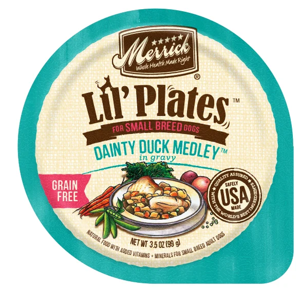 large parrot cage with stand-Merrick Lil' Plates Adult Small Breed Grain Free Dainty Duck Medley Canned Dog Food