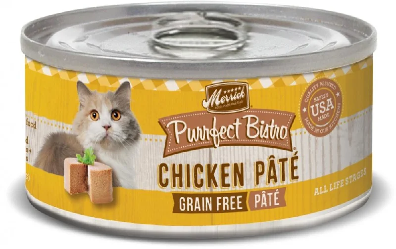 dog toothbrush and toothpaste set-Merrick Purrfect Bistro Chicken Pate Grain Free Canned Cat Food