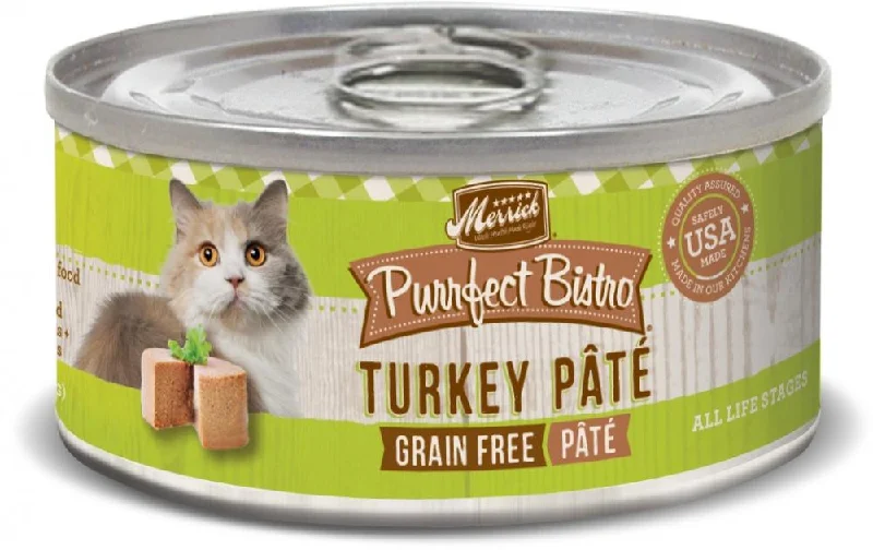 pet nail grinder quiet-Merrick Purrfect Bistro Turkey Pate Grain Free Canned Cat Food