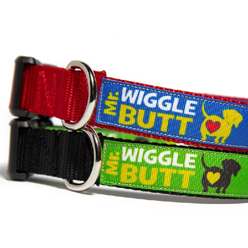 portable water bottle for dogs-Mr Wiggle Butt Dog Collar