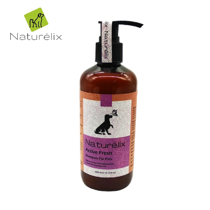 chew toys for aggressive chewers-Naturelix Active Fresh Odour control Shampoo for Dogs