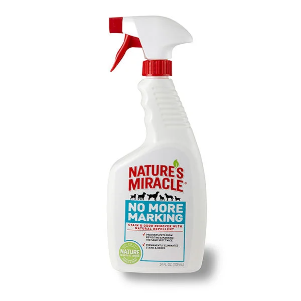 indestructible dog toys for large breeds-Nature's Miracle No More Marking Pet Stain and Odor Removal (24 fl oz)