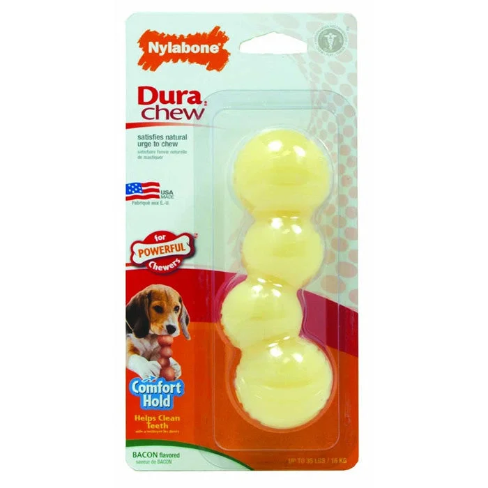 self-heating pet pad for winter-Nylabone Dura Chew Knobby Stick Wolf Size