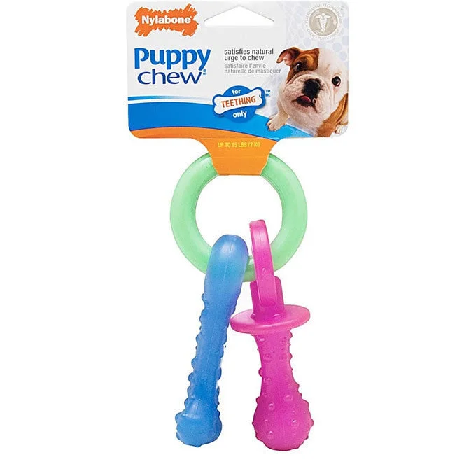 pet carrier airline approved-Nylabone Puppy Teething Pacifier Extra Small