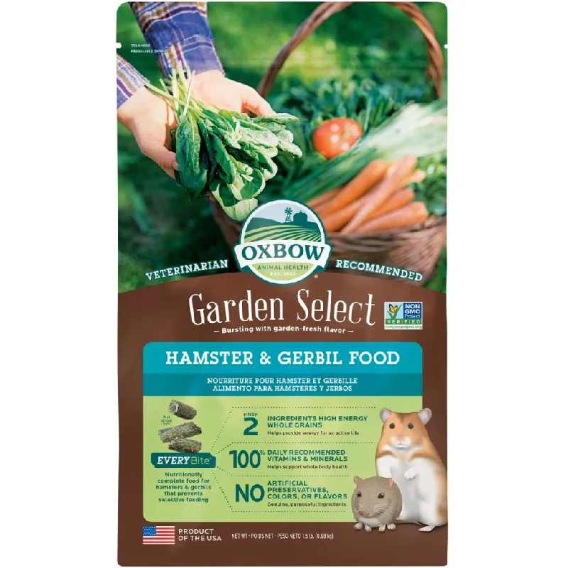 eco-friendly biodegradable poop bags-Oxbow Animal Health Garden Select Hamster & Gerbil Food