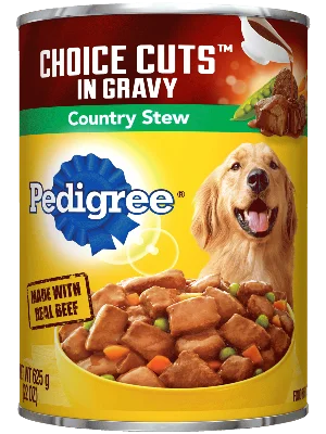 cat litter deodorizer natural-PEDIGREE® Wet Dog Food CHOICE CUTS® in Gravy Country Stew