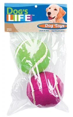 dog grooming table adjustable height-Penn Plax DL22 Large Dog Toy Tennis Ball 4", Pack/2