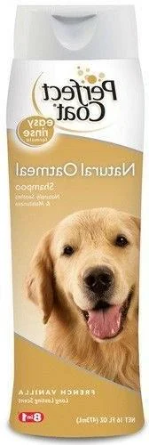 dog swimming pool foldable-Perfect Coat Natural Oatmeal Dog Shampoo French Vanilla (16-oz)