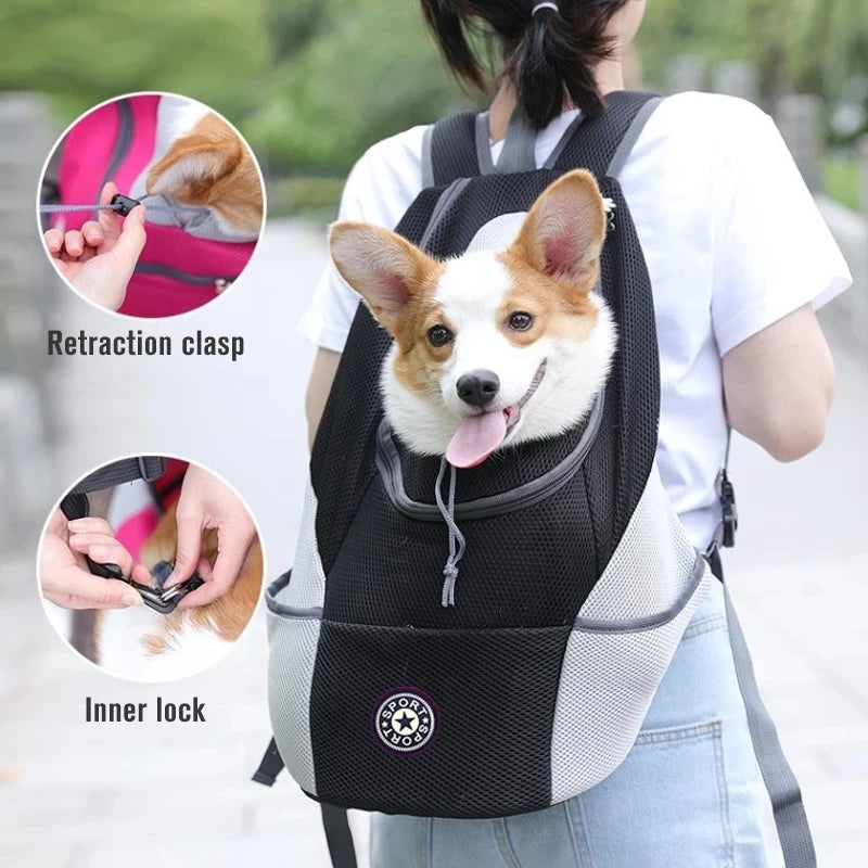 organic dog treats grain-free-Dog Outdoor Portable Carrier Backpack