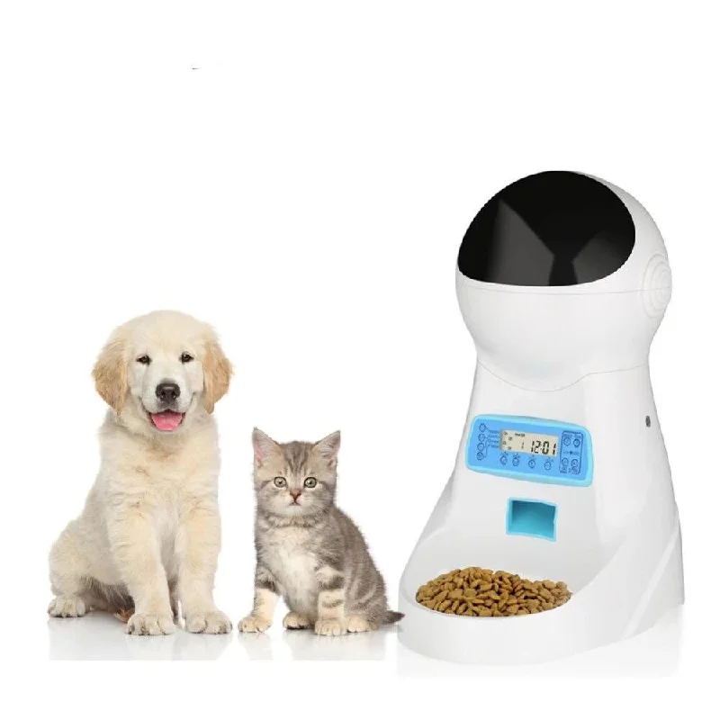 outdoor dog kennel heavy-duty-Pet Feeder With Voice Record