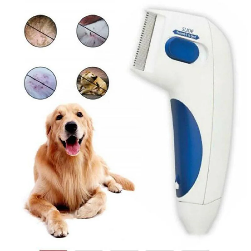 orthopedic dog bed for senior dogs-PetFleaPro - Electric Lice Cleaner Comb