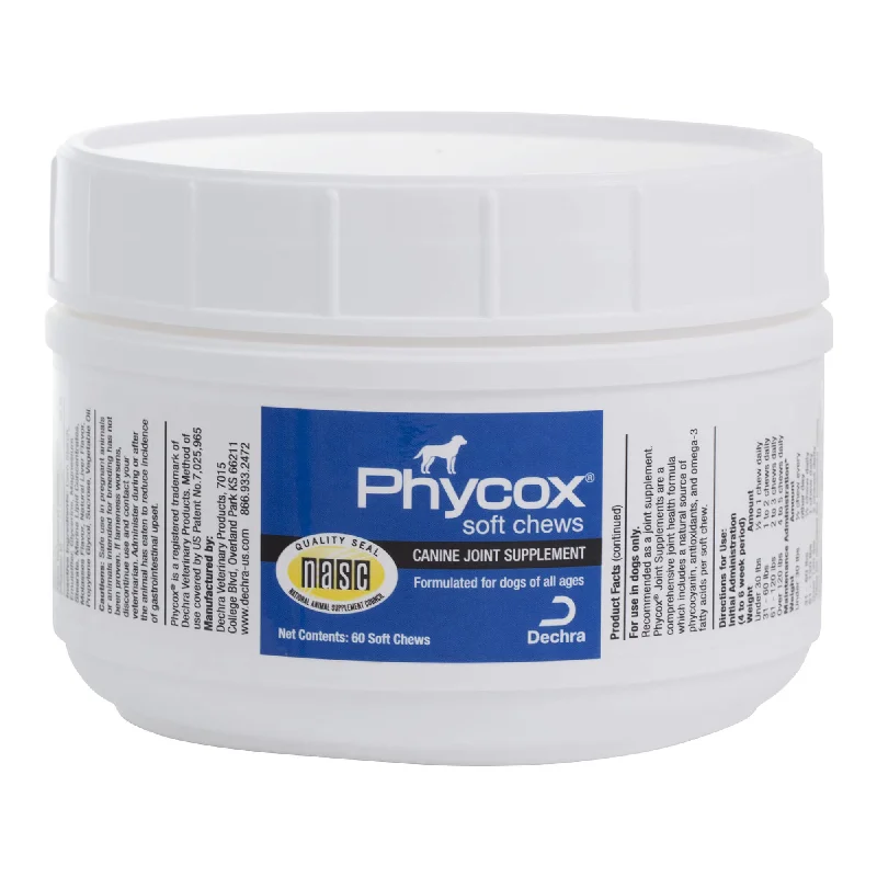 soft-sided dog crate travel-Phycox Canine Joint Support Soft Chews