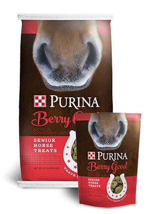 automatic ball launcher for dogs-Purina® Berry Good® Senior Horse Treats (3 lbs)