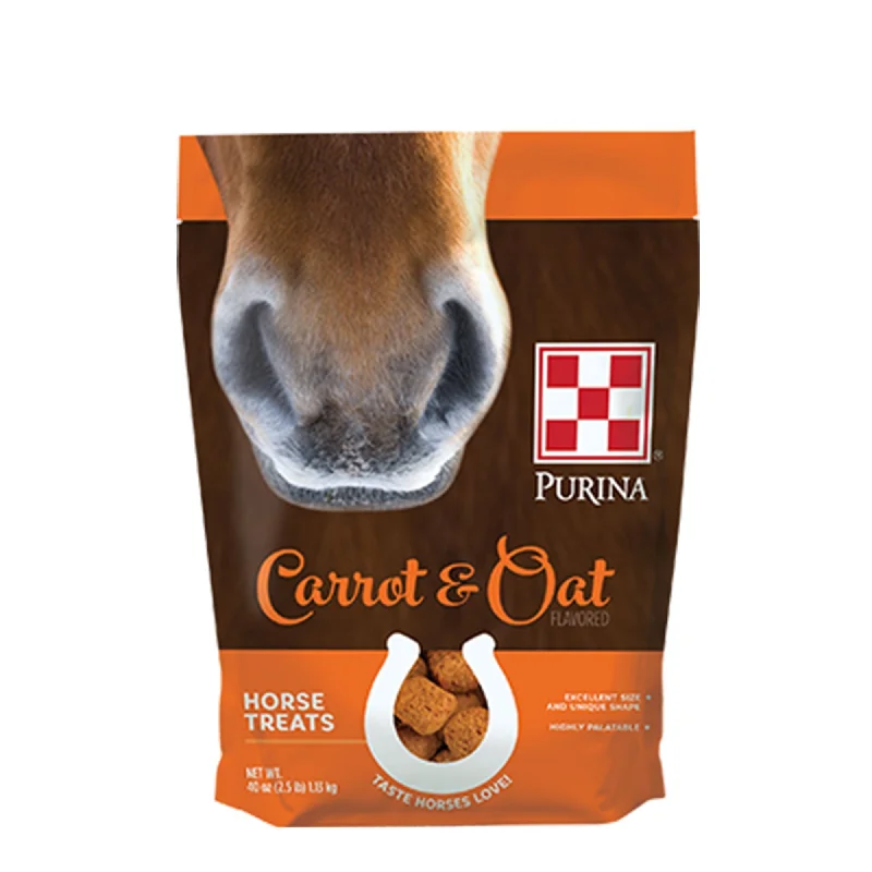 organic dog treats grain-free-Purina® Horse Treats Carrot and Oat-Flavored (2.5 lbs)