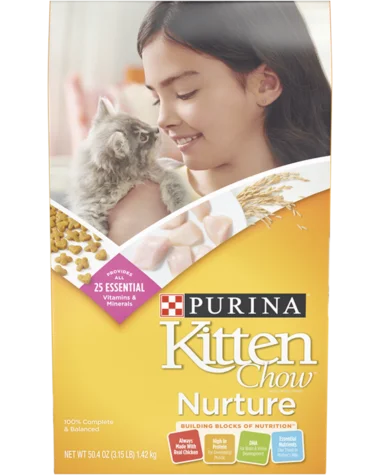 dog backpack carrier for hiking-Purina Kitten Chow Dry Cat Food (6.3-lb)