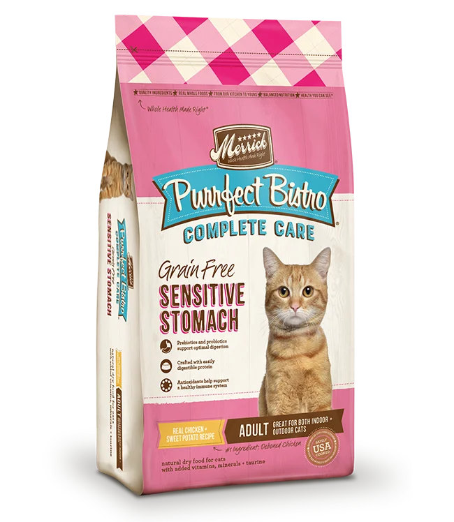 dog raincoat with hood-Purrfect Bistro Complete Care Sensitive Stomach Recipe Dry Cat Food