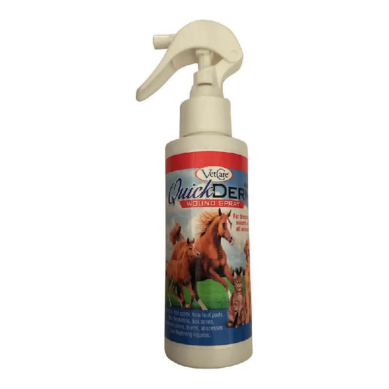 airline-approved soft pet carrier-QuickDerm Wound Spray, 4 oz