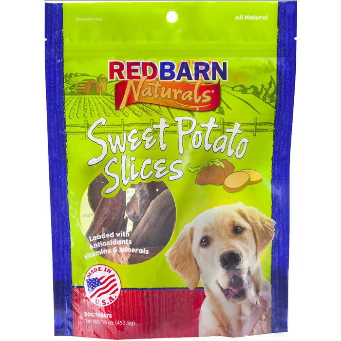 interactive dog toys for large dogs-Redbarn Sweet Potato Slices Dog Treats 16oz bag